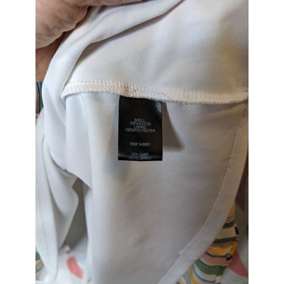 TORRID MULTI STRIPE OFF-SHOULDER GAUZE SKIRT SET SIZE 3 - Picture 5 of 10